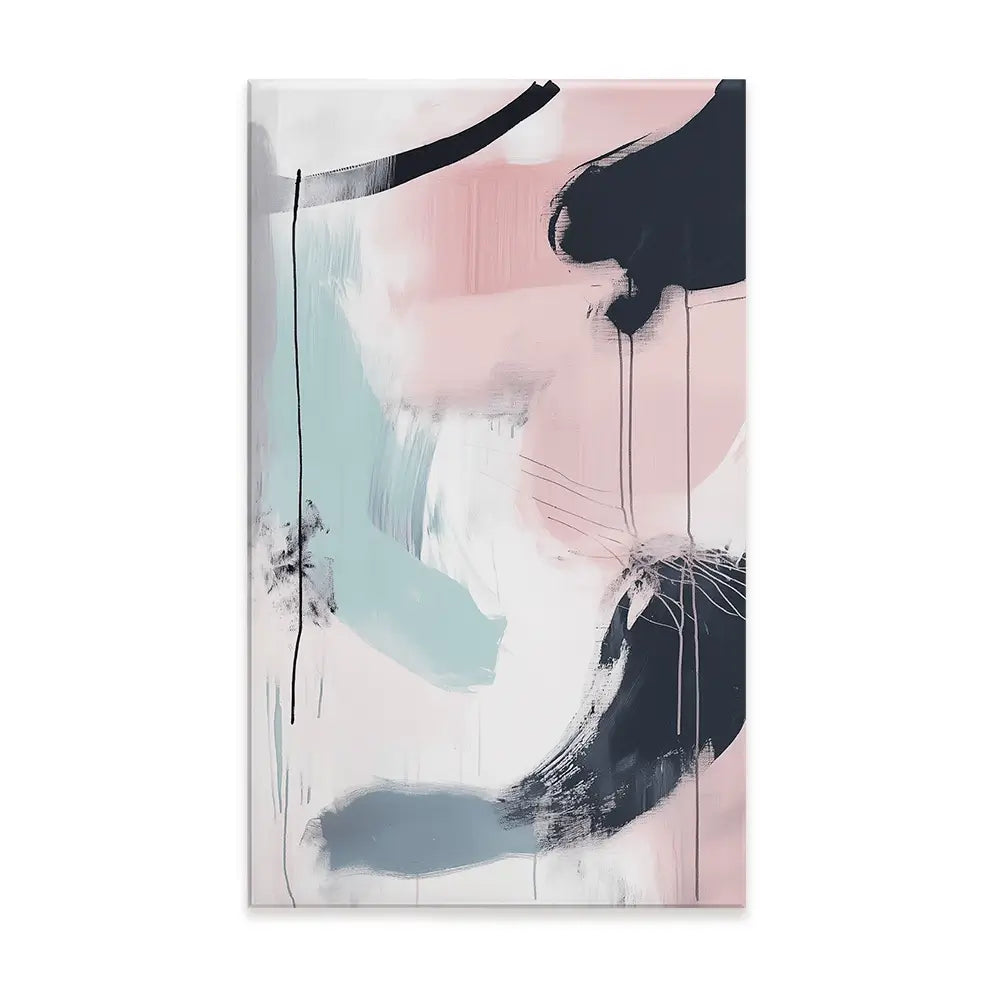 Minimalist Blush Pink Canvas Print