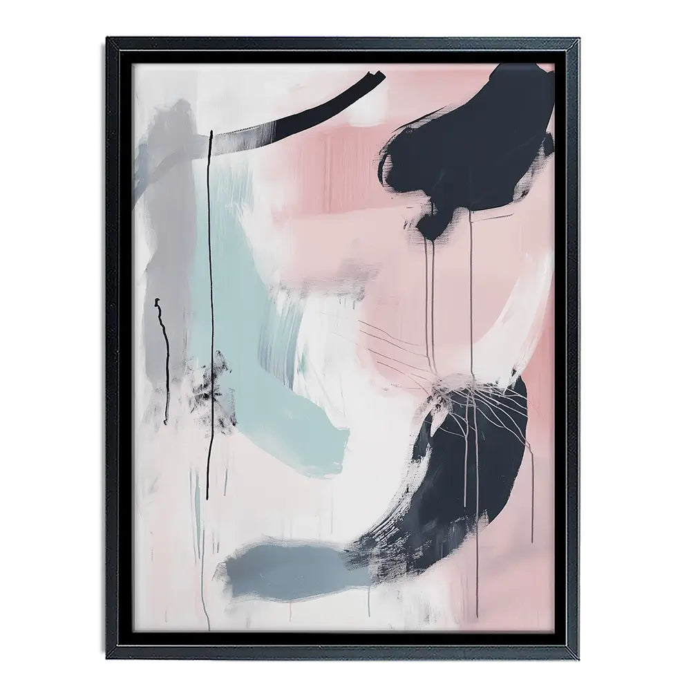 Minimalist Blush Pink Canvas Print