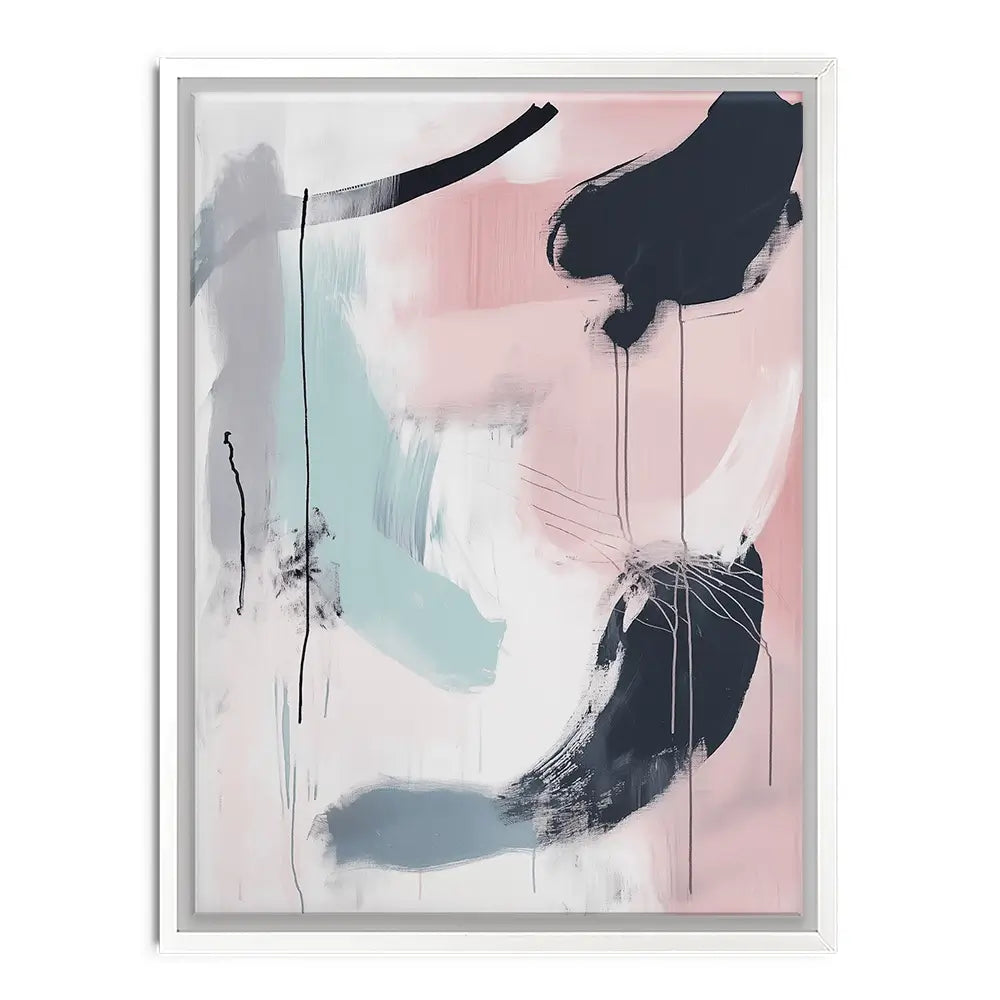 Minimalist Blush Pink Canvas Print