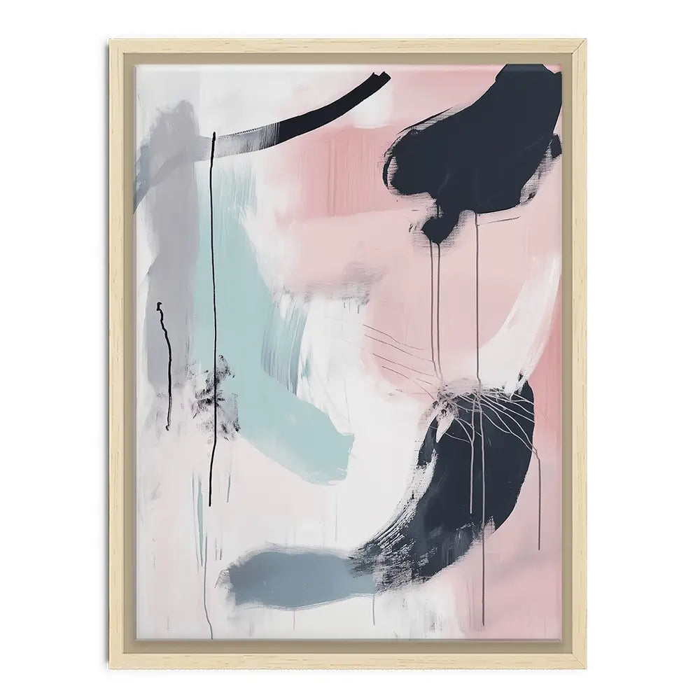 Minimalist Blush Pink Canvas Print