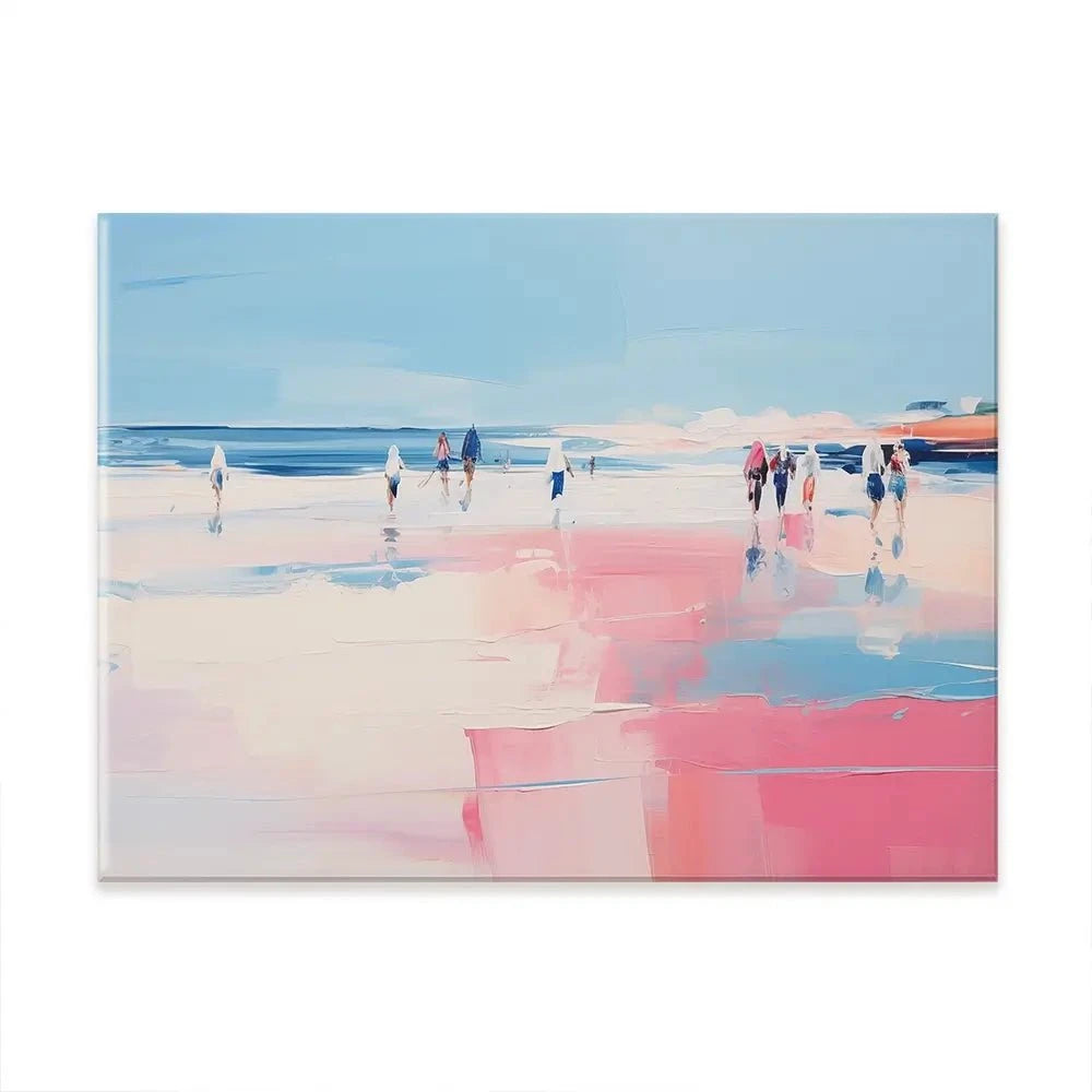 Pink Beach Canvas Print