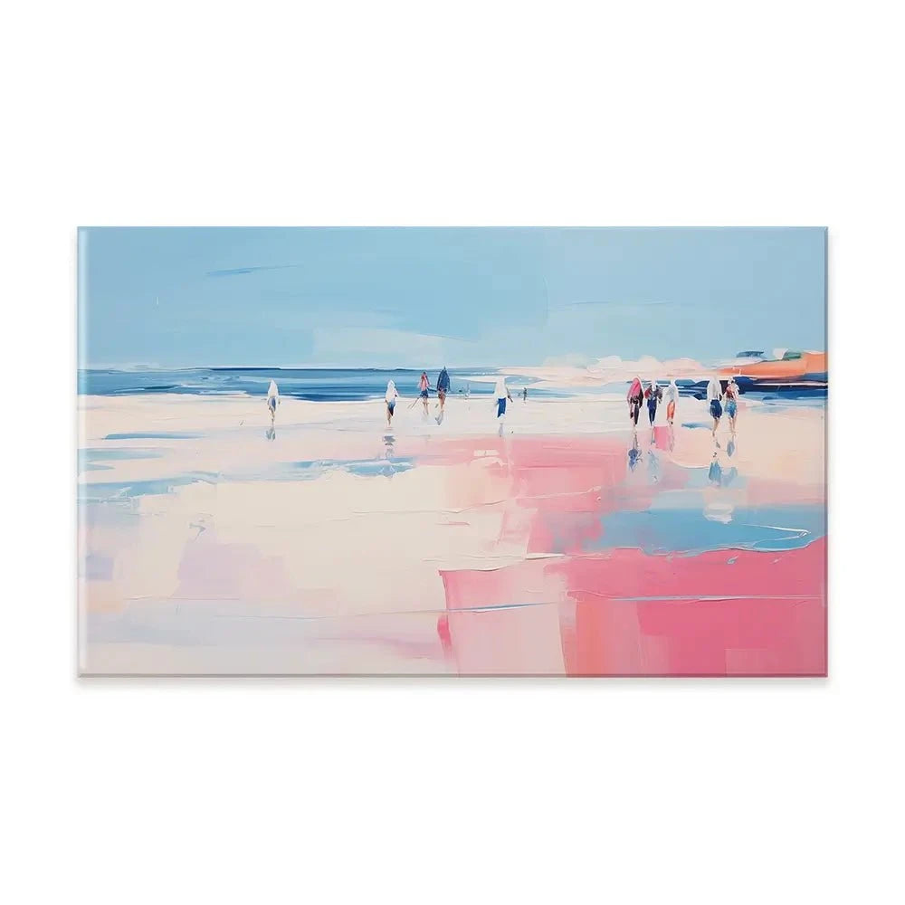 Pink Beach Canvas Print