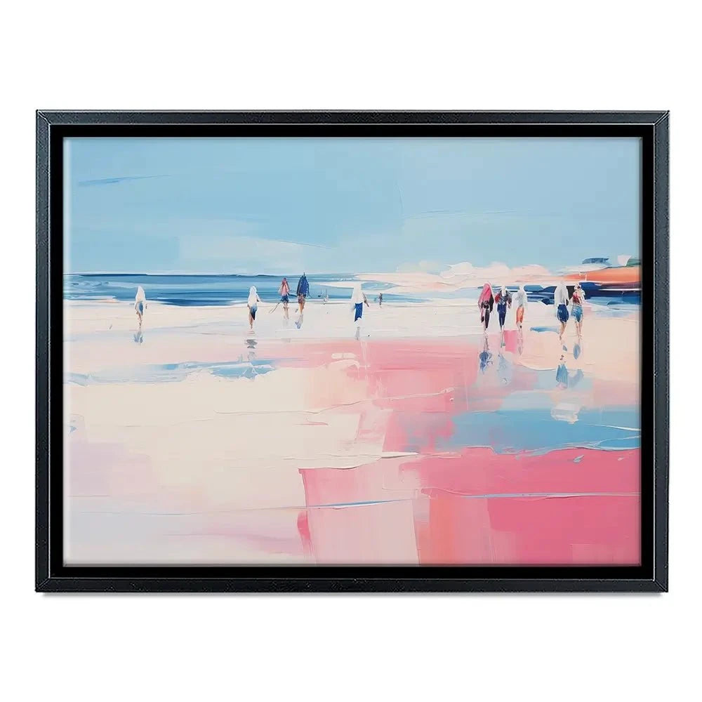 Pink Beach Canvas Print