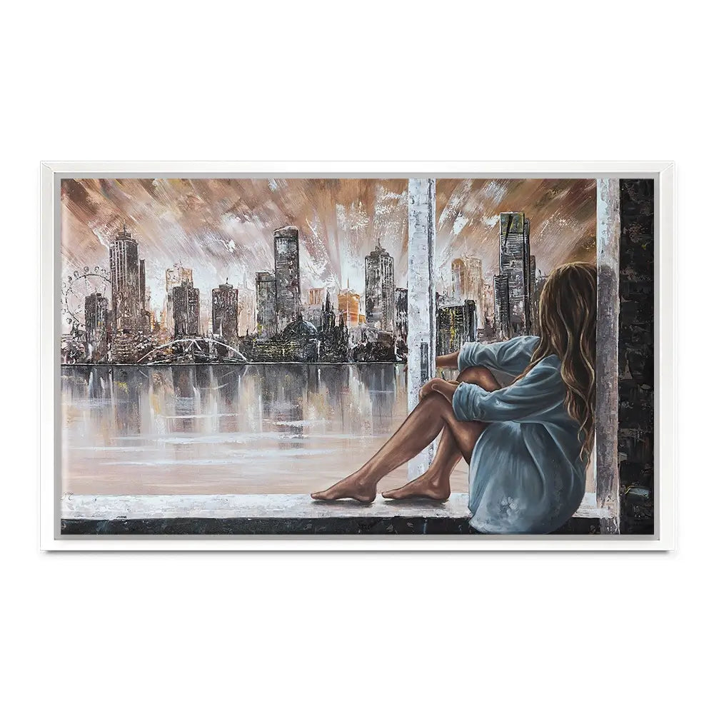 Window View Oversized Canvas Print