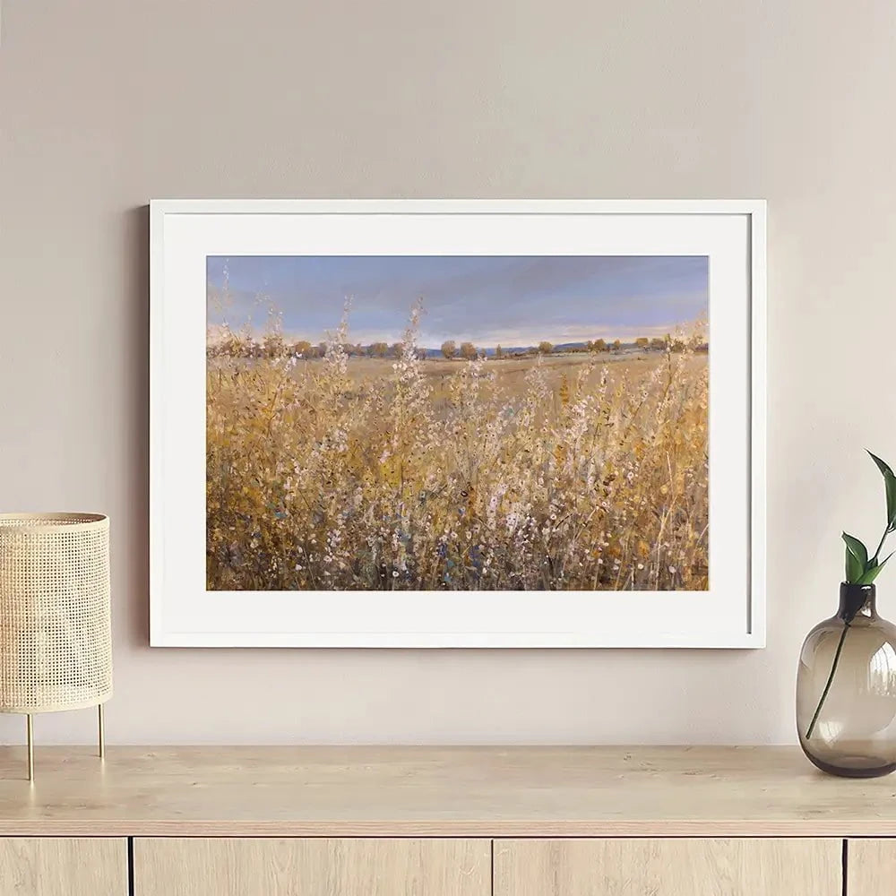 Autumn Flowering Framed Art Print