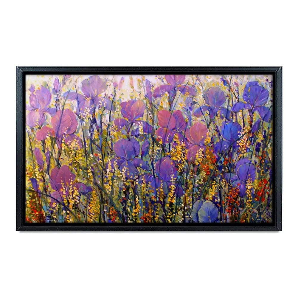 Iris Garden Canvas Print