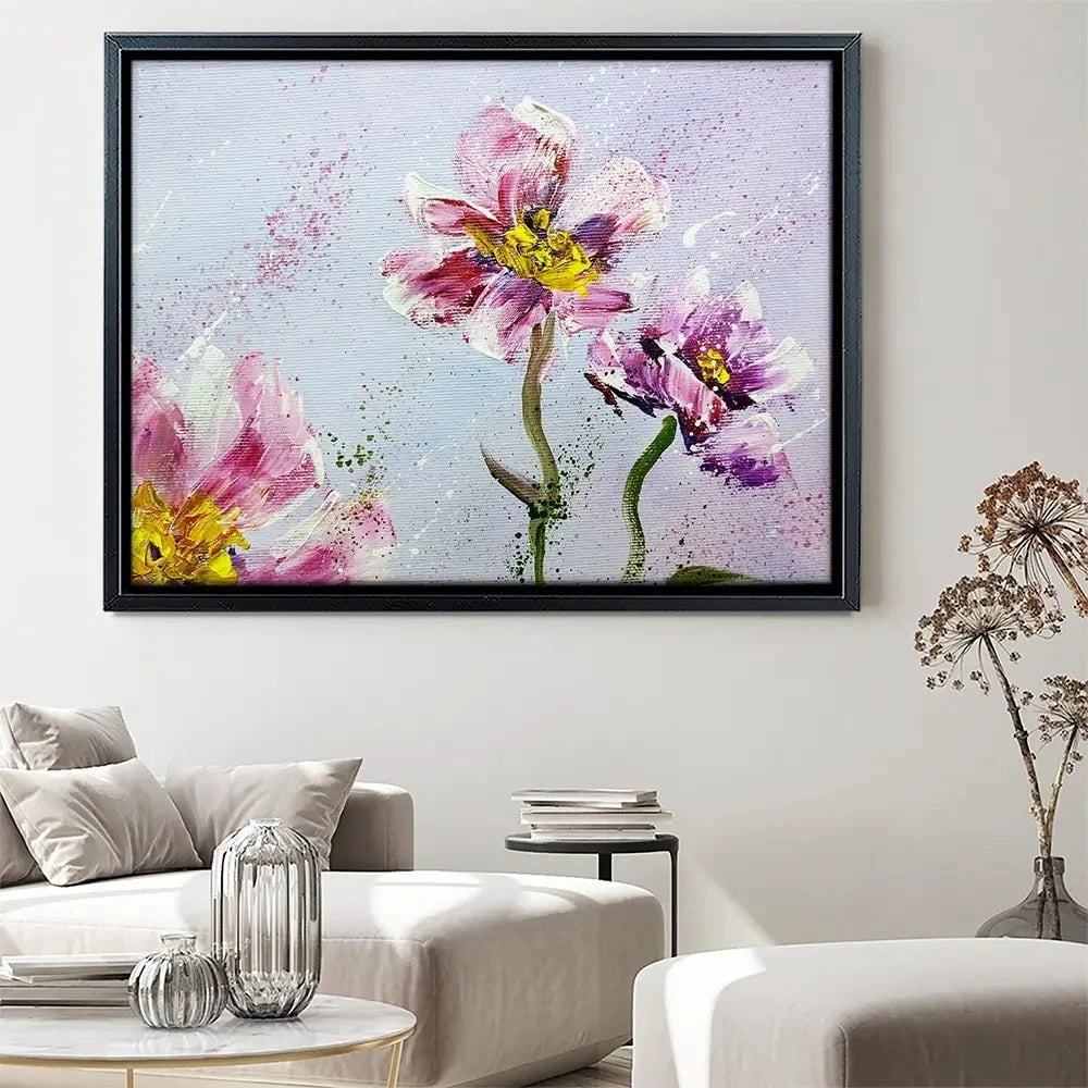Pink Peonies Canvas Print