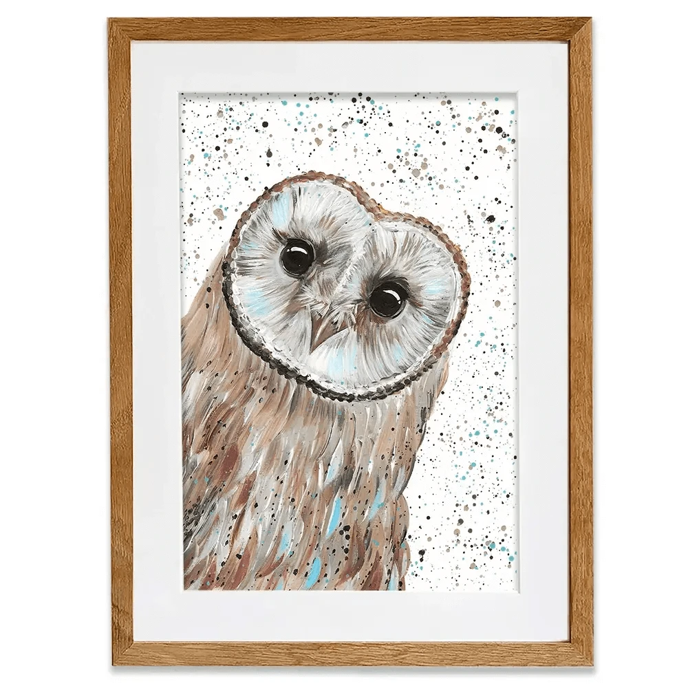 Owl Apollo Framed Art Print