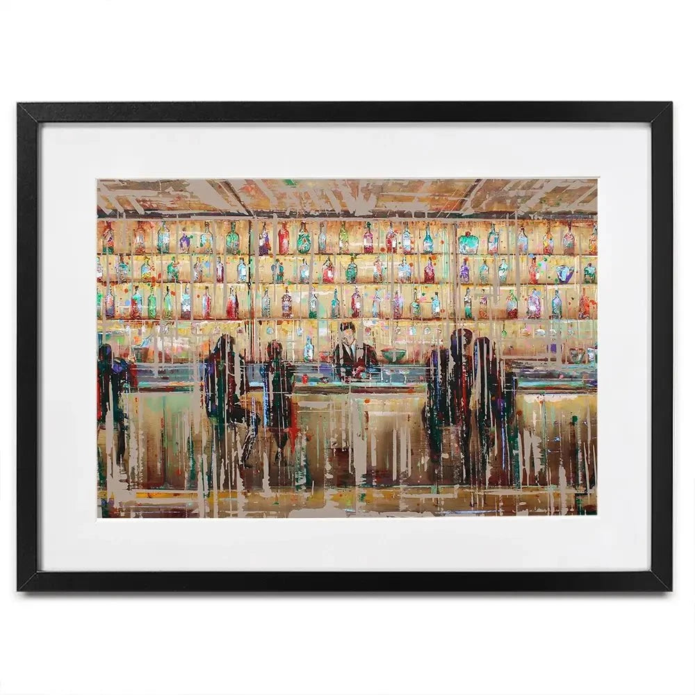 Just Another Cocktail Bar Framed Art Print