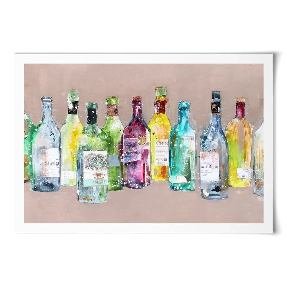 Empty Bottles Art Print