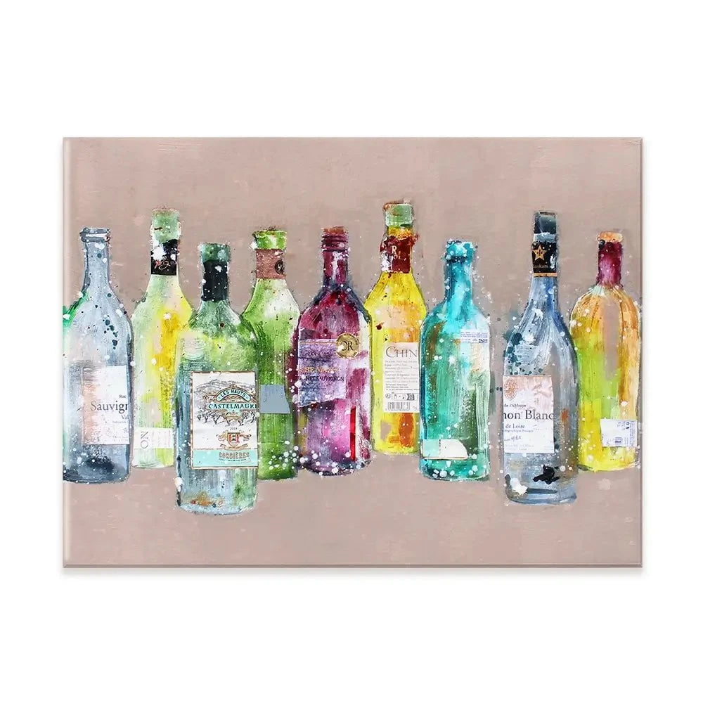 Empty Bottles Canvas Print