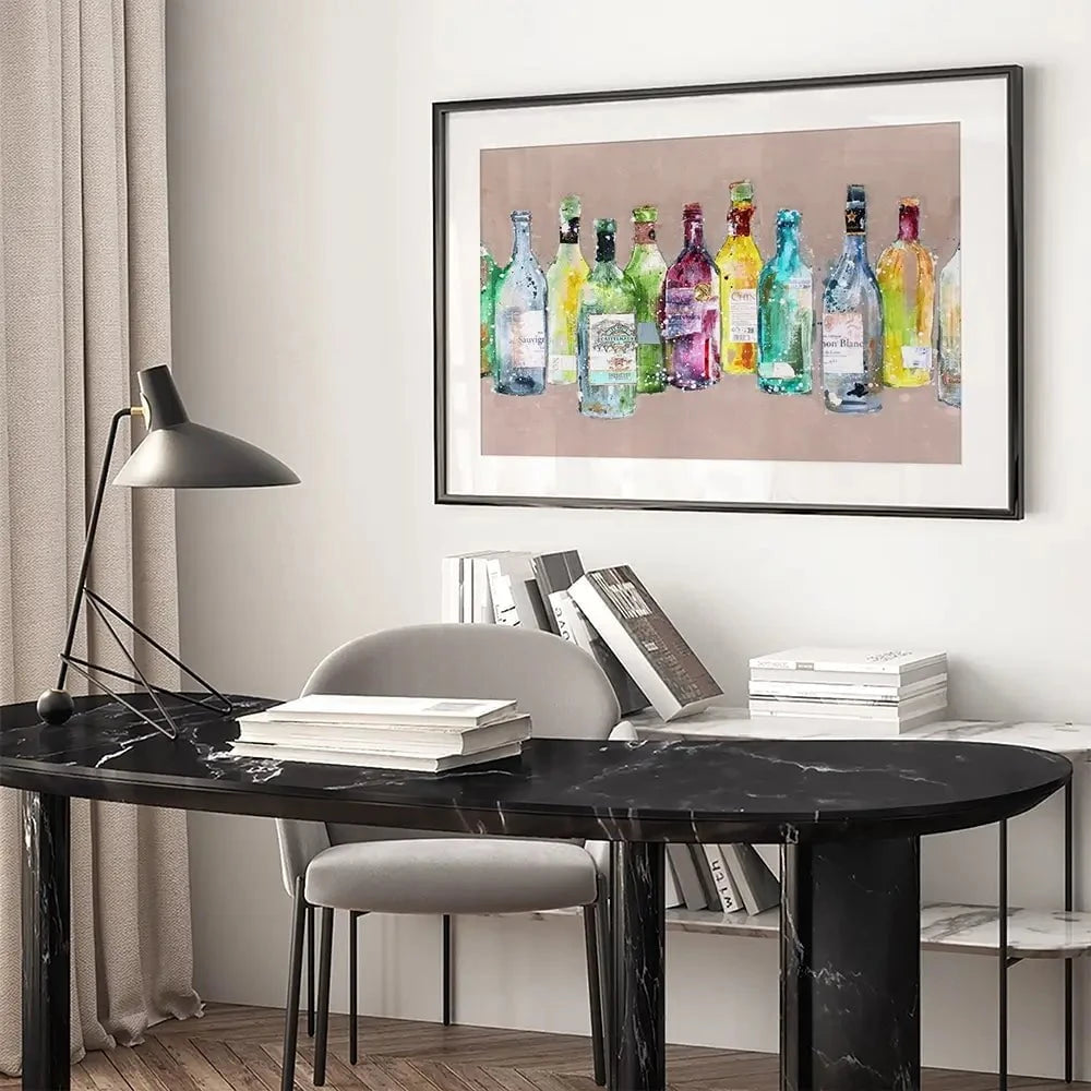 Empty Bottles Framed Art Print