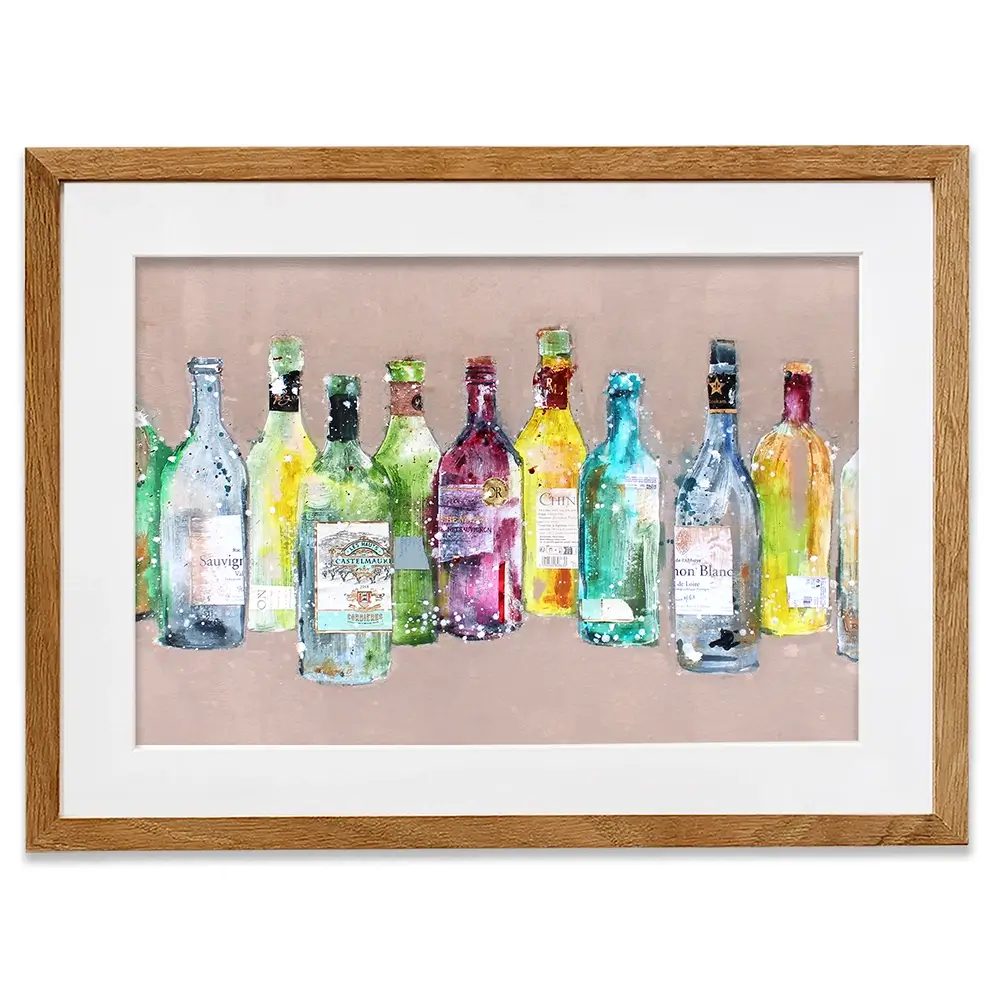Empty Bottles Framed Art Print