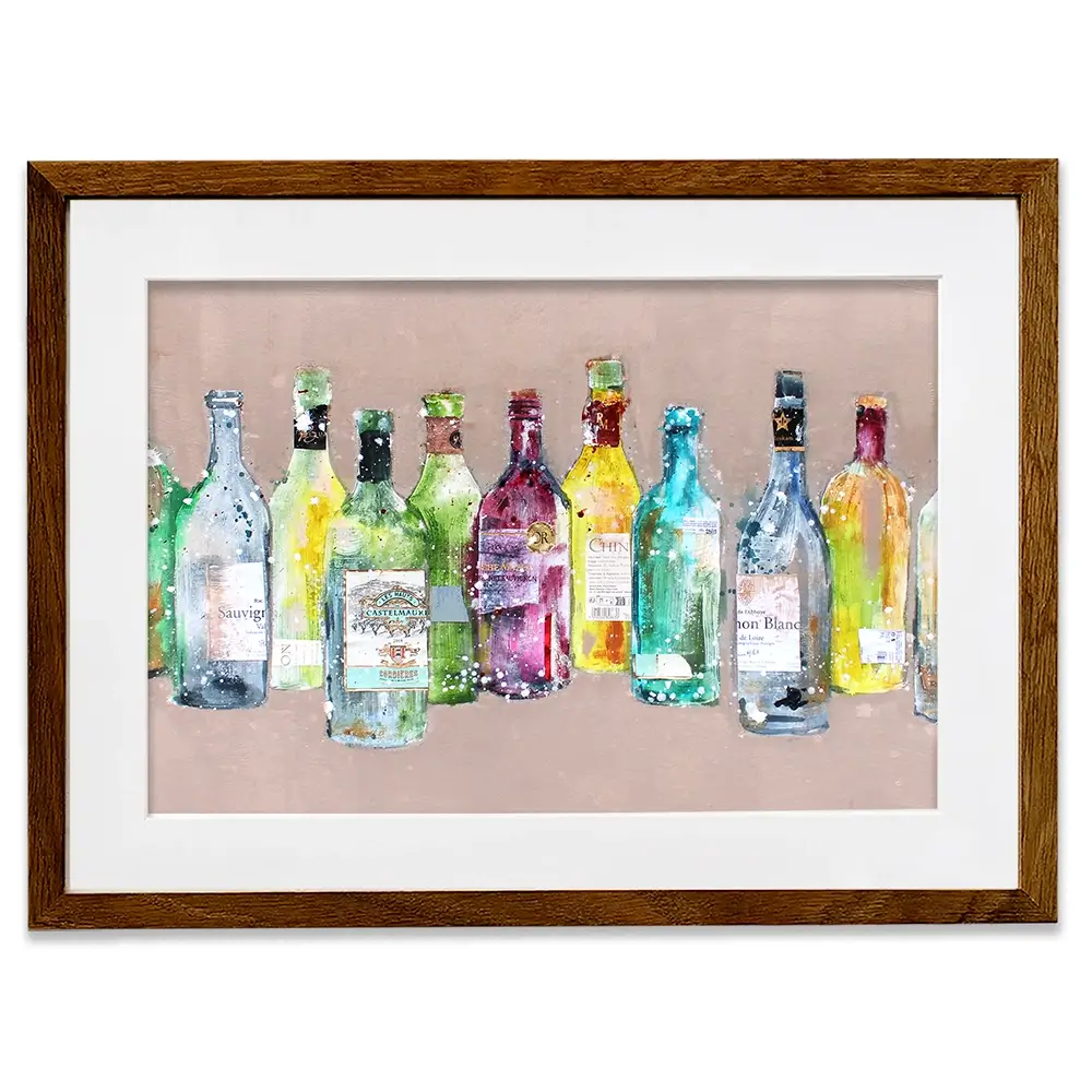 Empty Bottles Framed Art Print