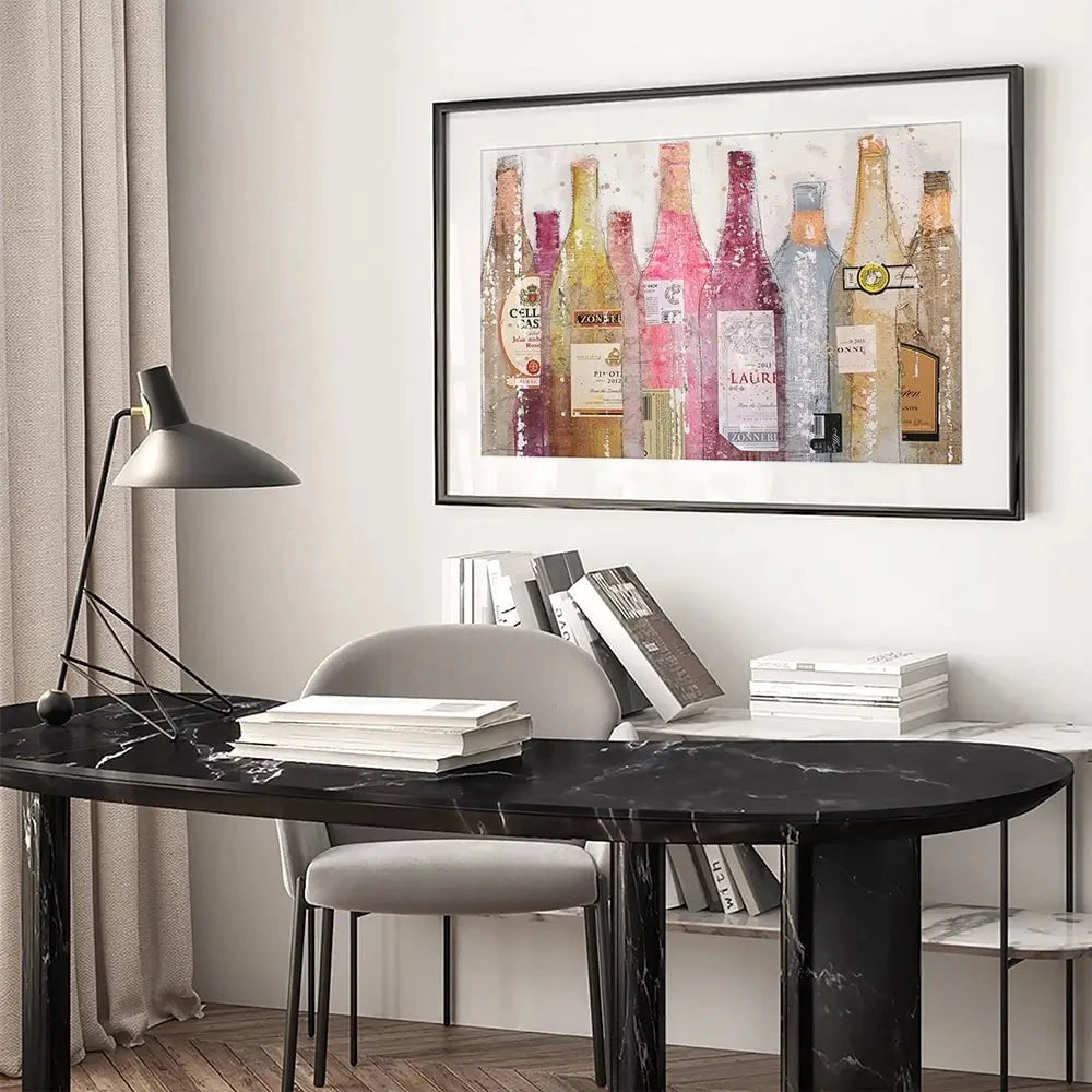 Rosé Framed Art Print