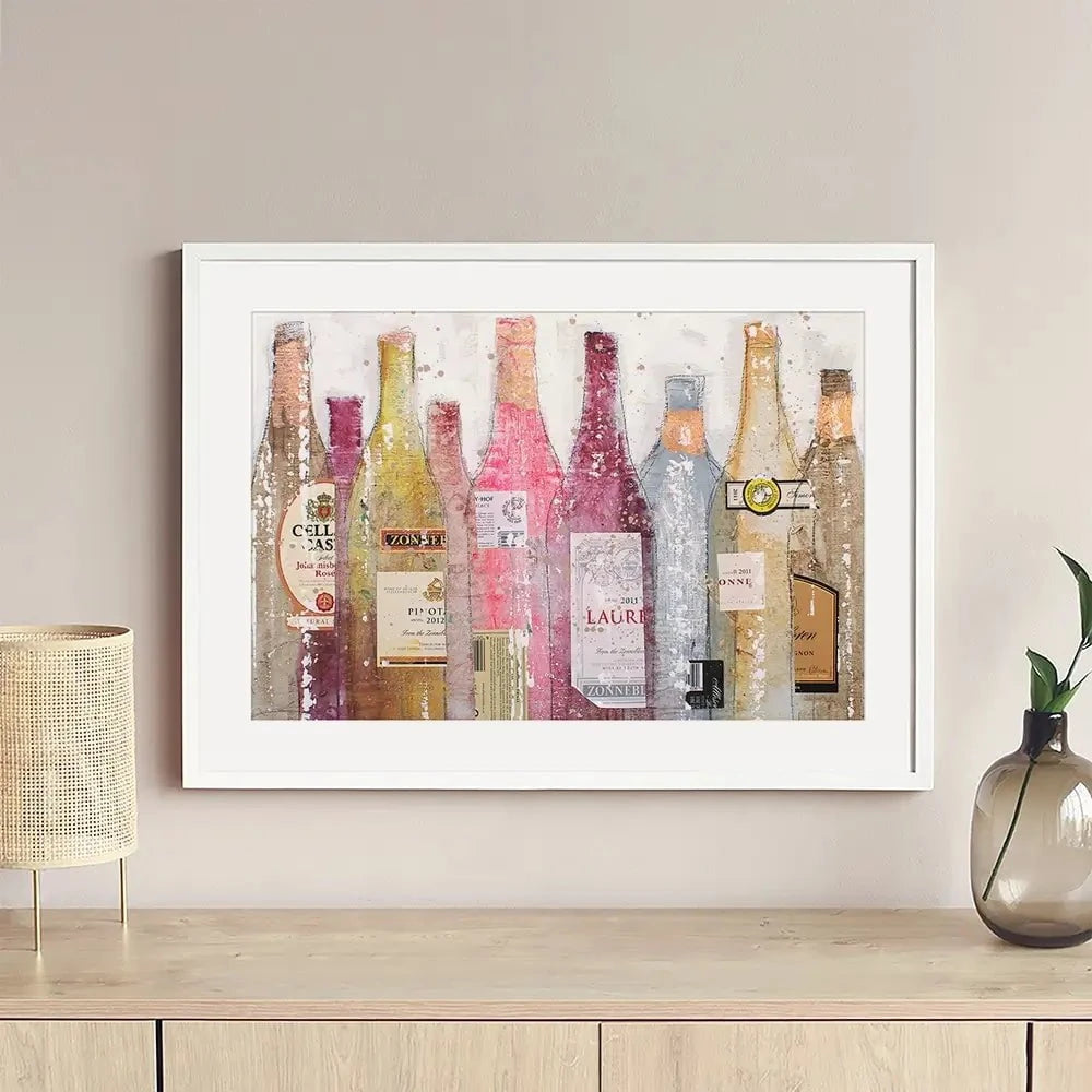 Rosé Framed Art Print