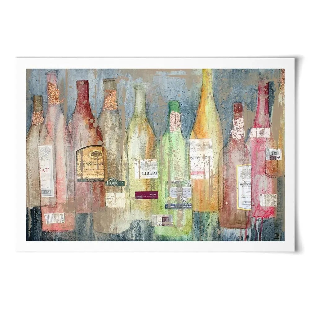 Yesterdays Bottle Art Print