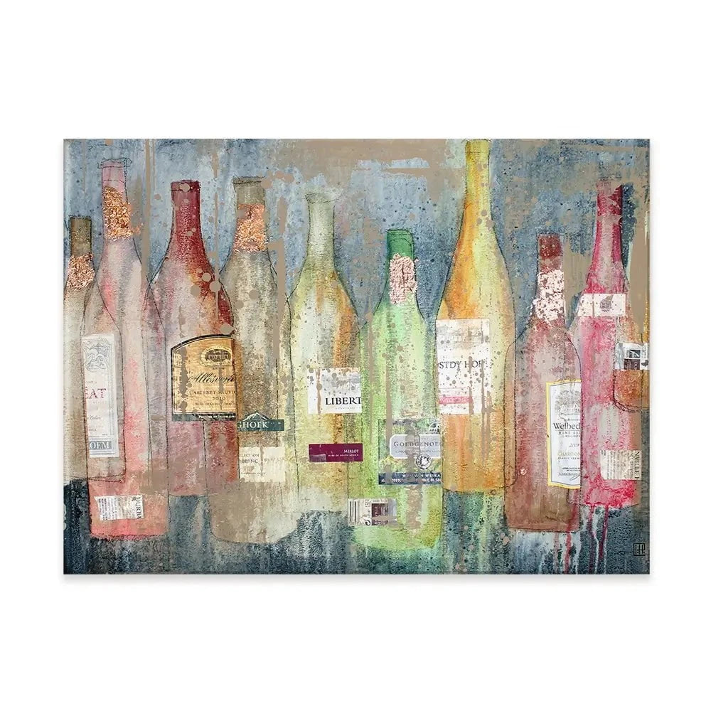 Yesterdays Bottle Canvas Print