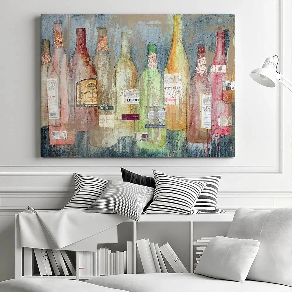Yesterdays Bottle Canvas Print