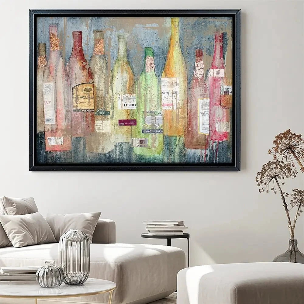 Yesterdays Bottle Canvas Print