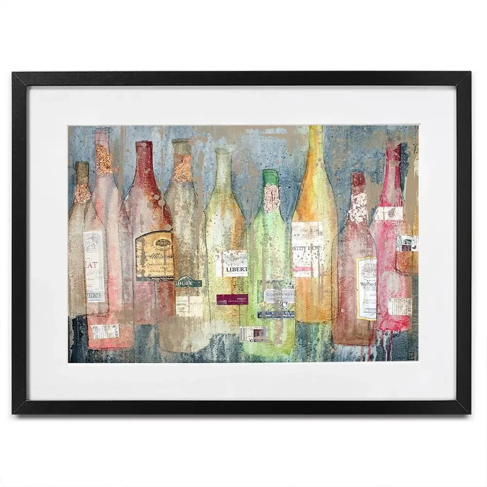 Yesterdays Bottle Framed Art Print