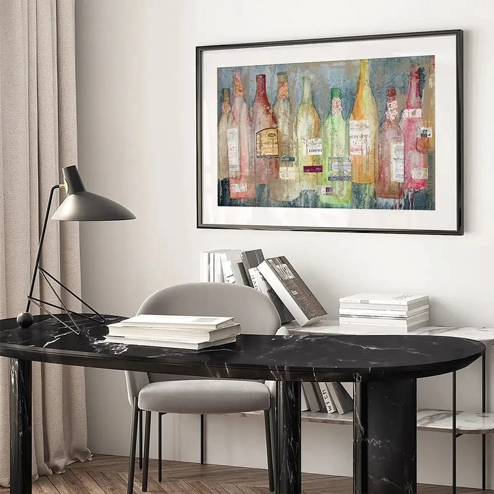 Yesterdays Bottle Framed Art Print