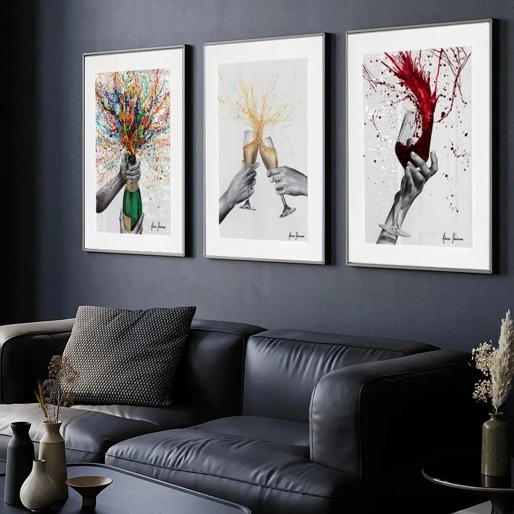 Celebrations Framed Art Print Trio