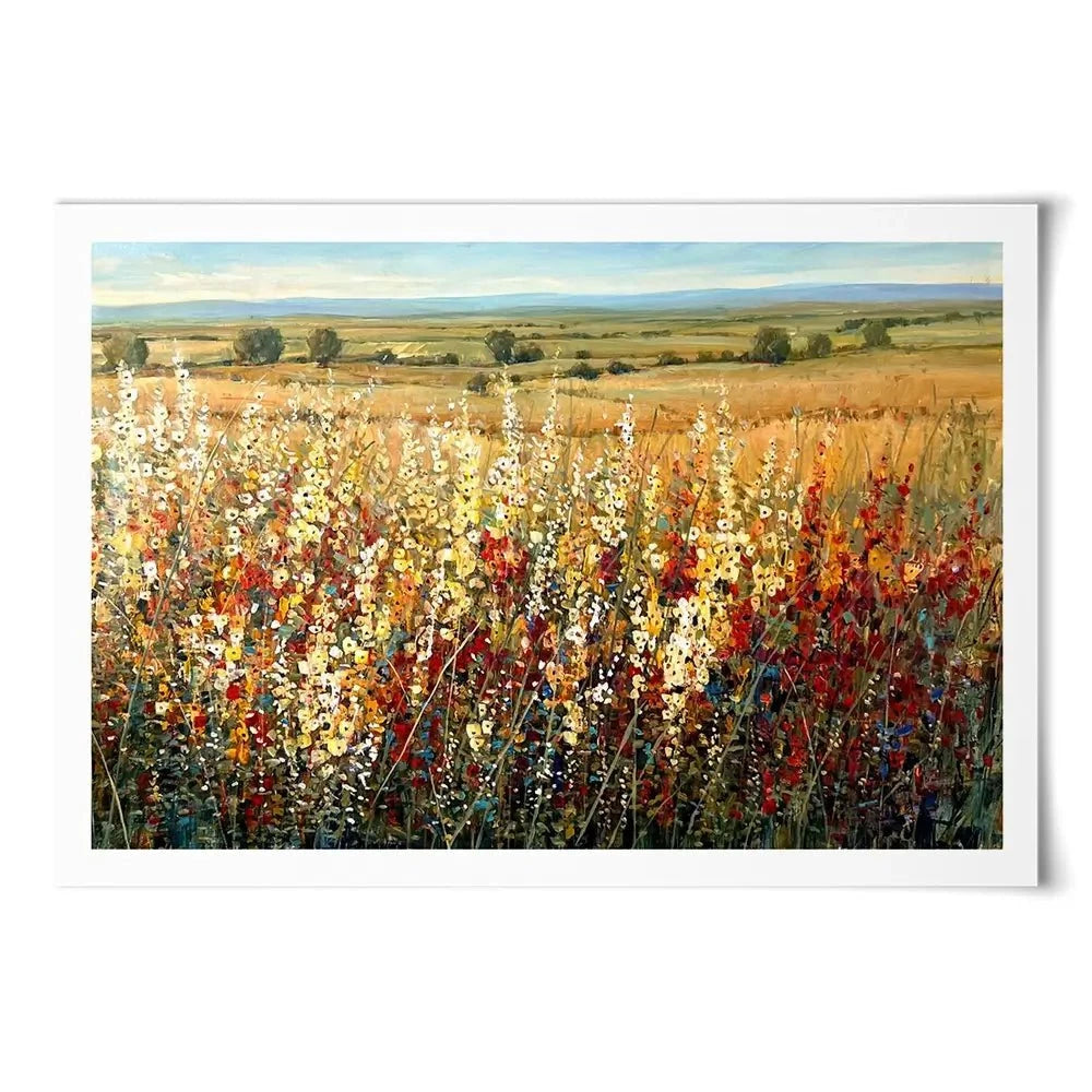 Meadow Wildflower Mix Art Print