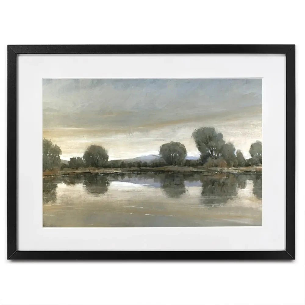 Mirror Lake 2 Framed Art Print
