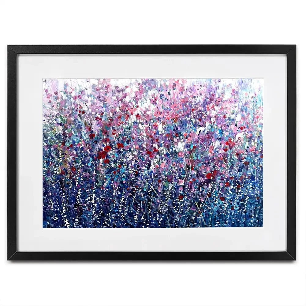 Shades Of Lavender Framed Art Print