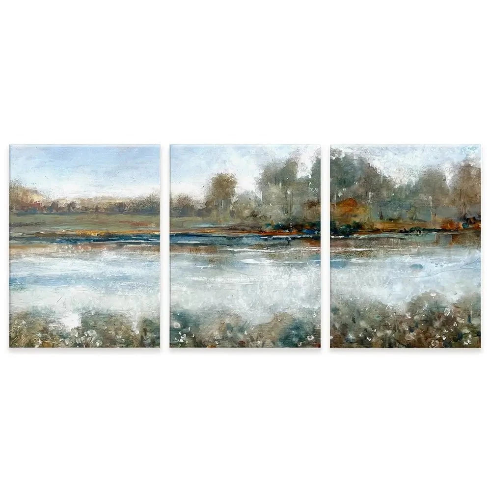 Stream Side Trio Canvas Print
