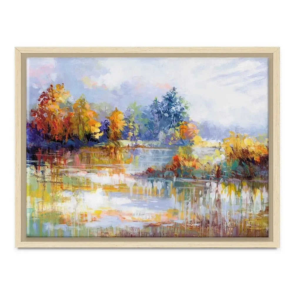 A Moment In The Autumn Glow Canvas Print