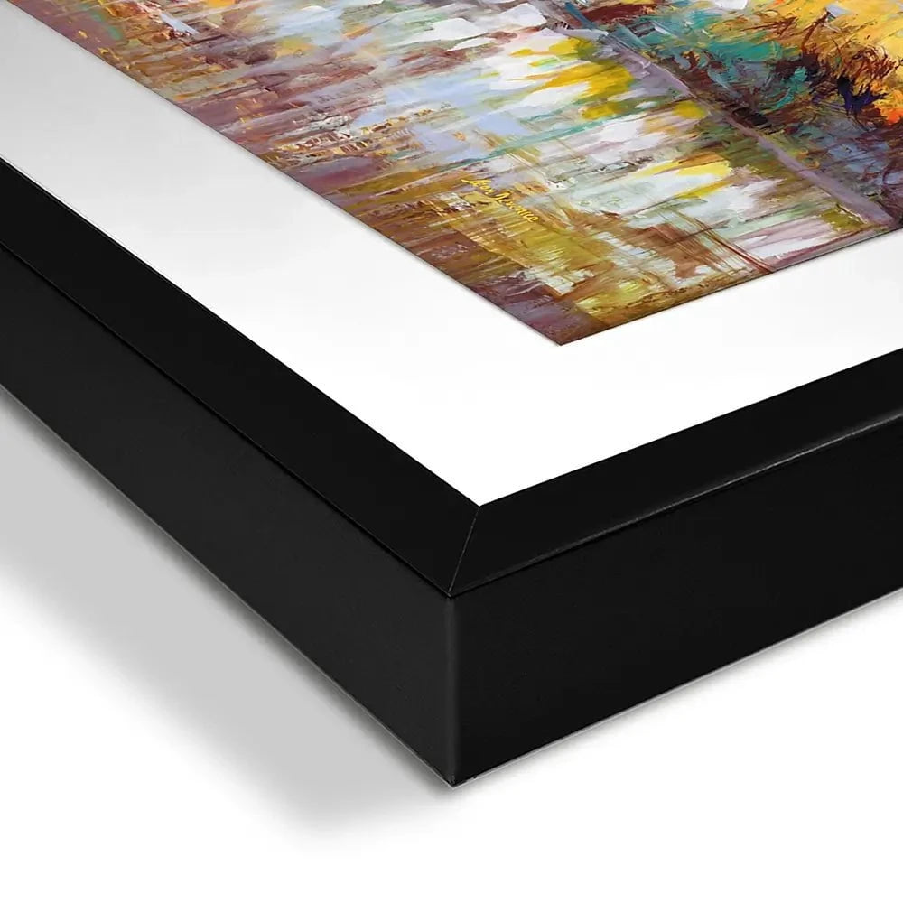 A Moment In The Autumn Glow Framed Art Print