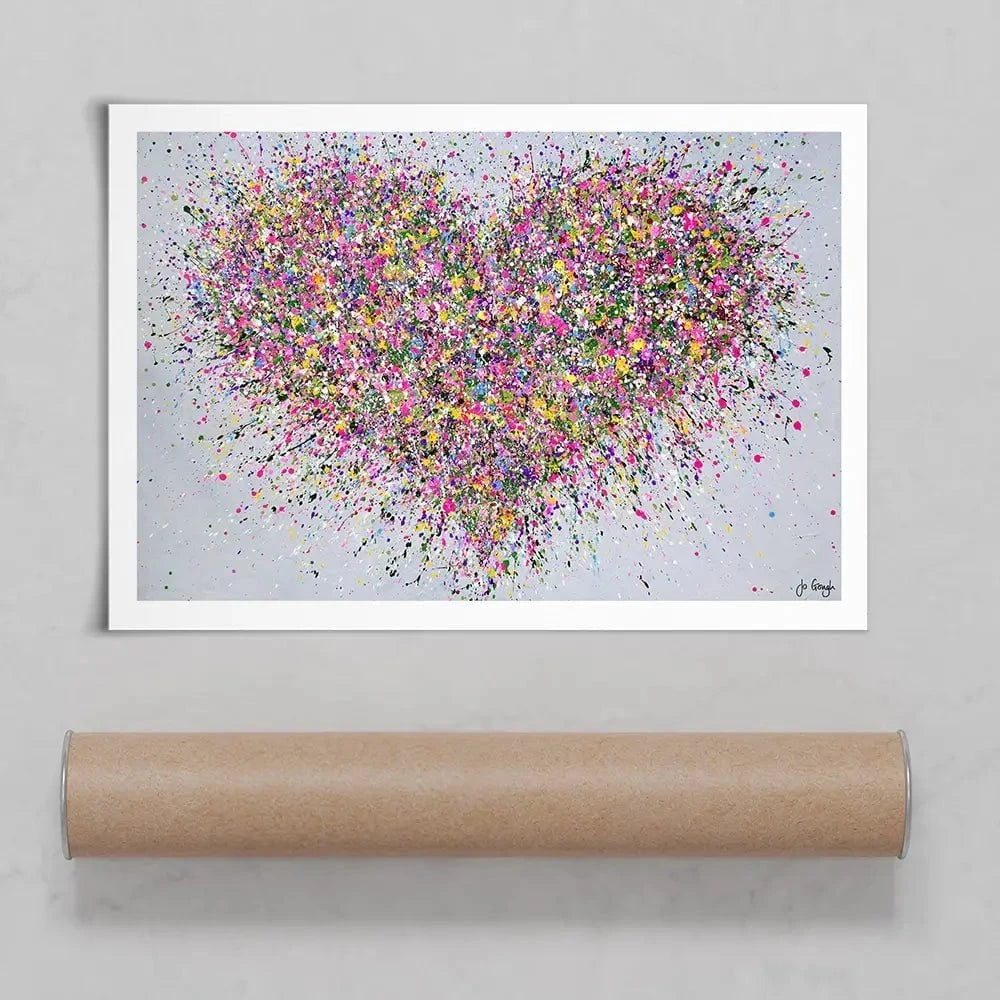 A Happy Heart Art Print