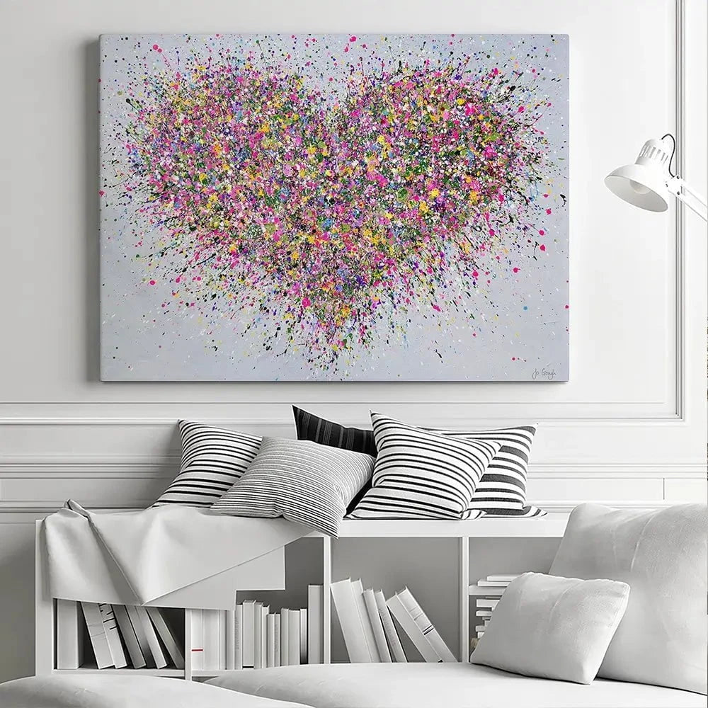 A Happy Heart Canvas Print