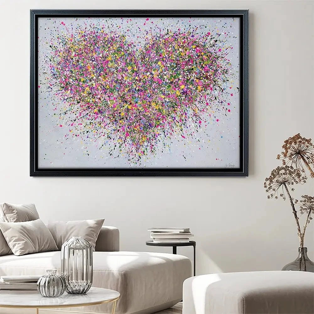 A Happy Heart Canvas Print