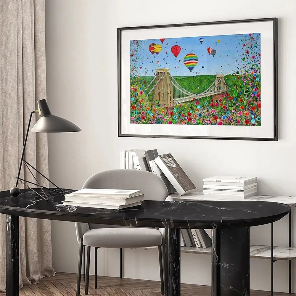 Bristol Suspension Bridge Framed Art Print