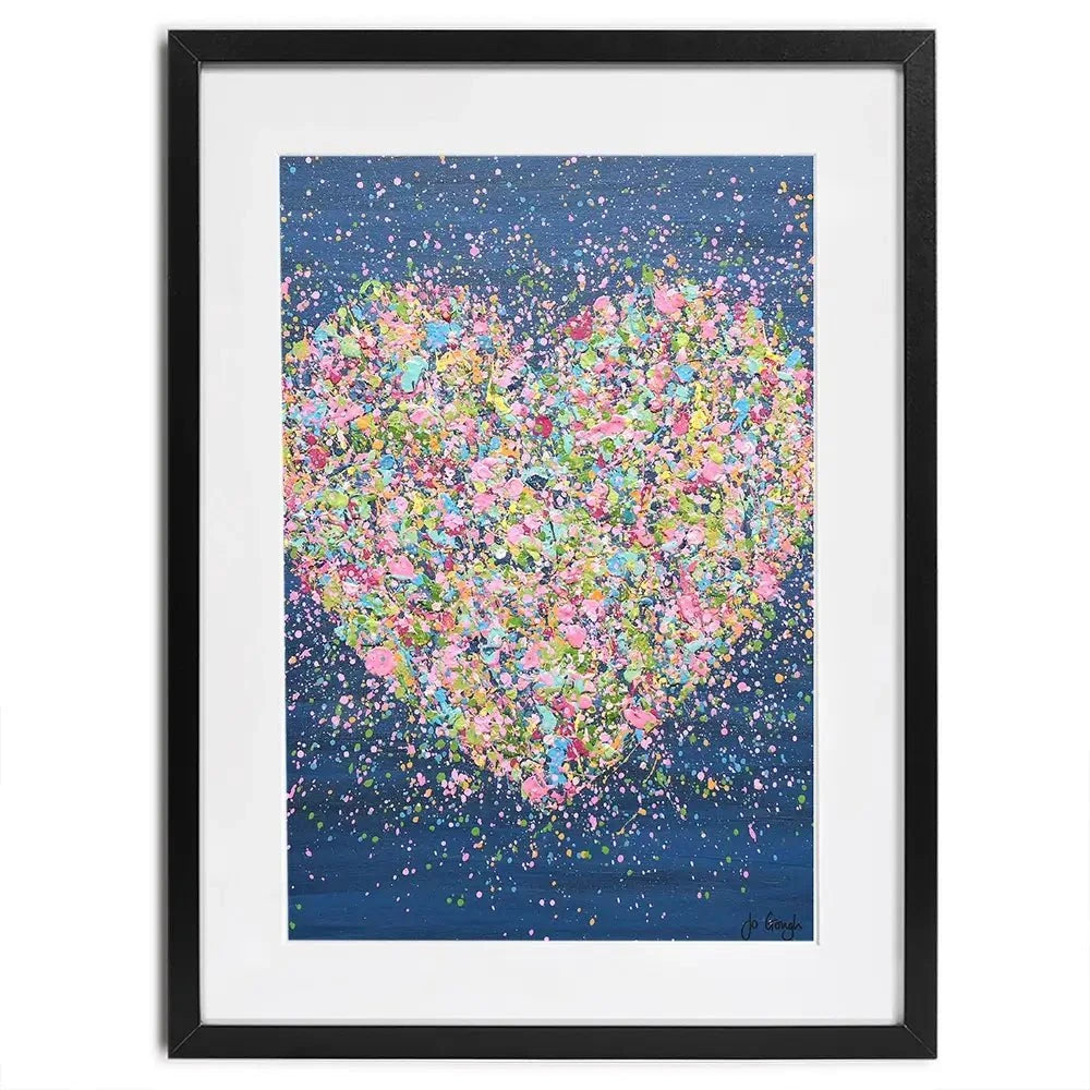 A Heart Full Of Love Framed Art Print