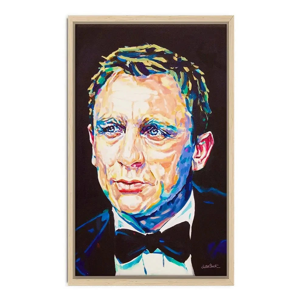 Daniel Craig Canvas Print