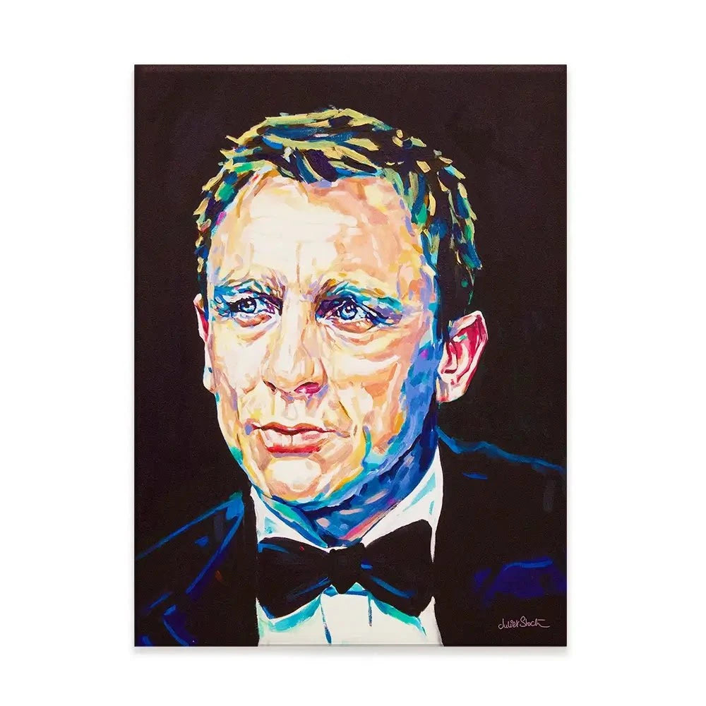 Daniel Craig Canvas Print