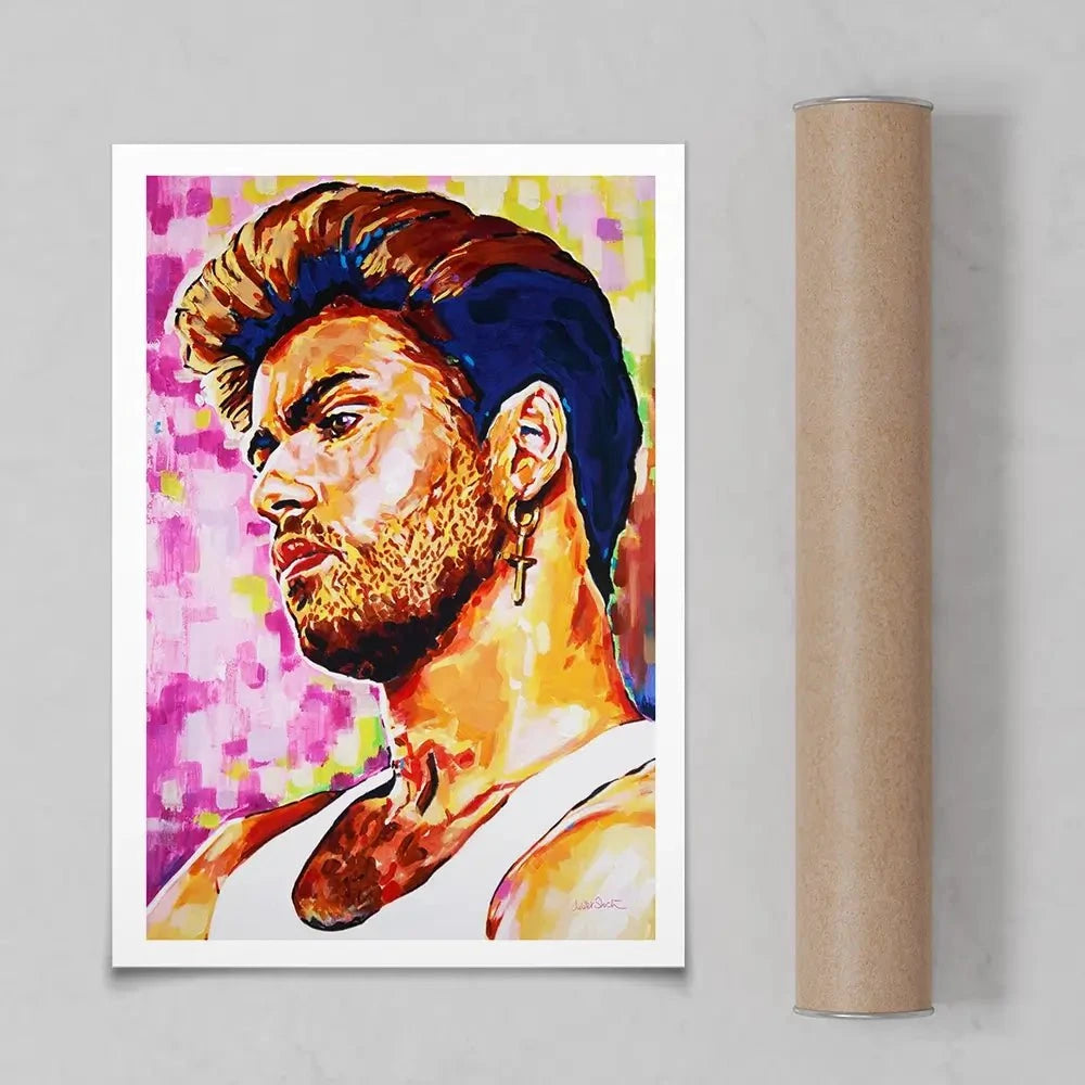 George Michael Art Print