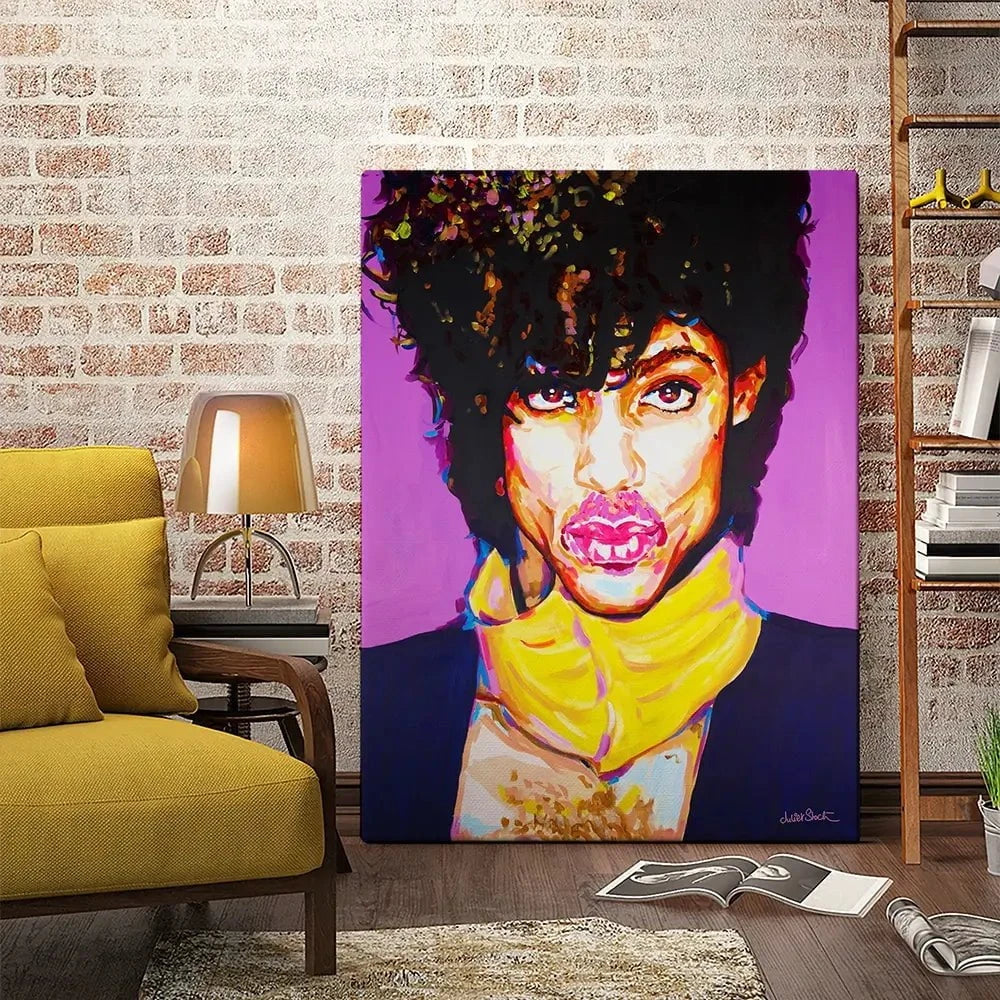 Prince Kiss Canvas Print