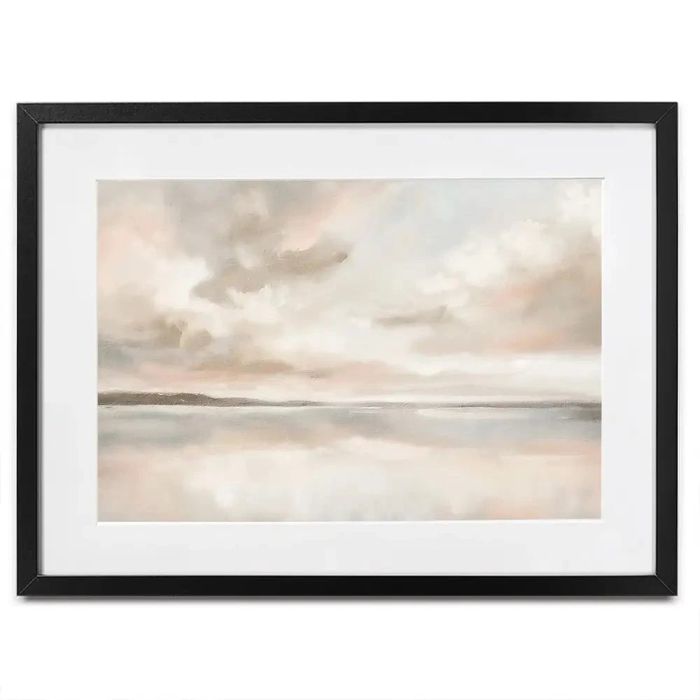 Soft Skies Framed Art Print