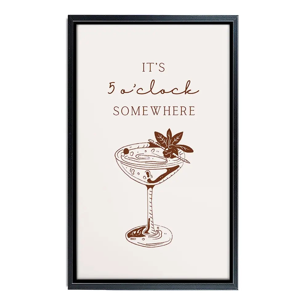 5 O'Clock Somewhere Canvas Print