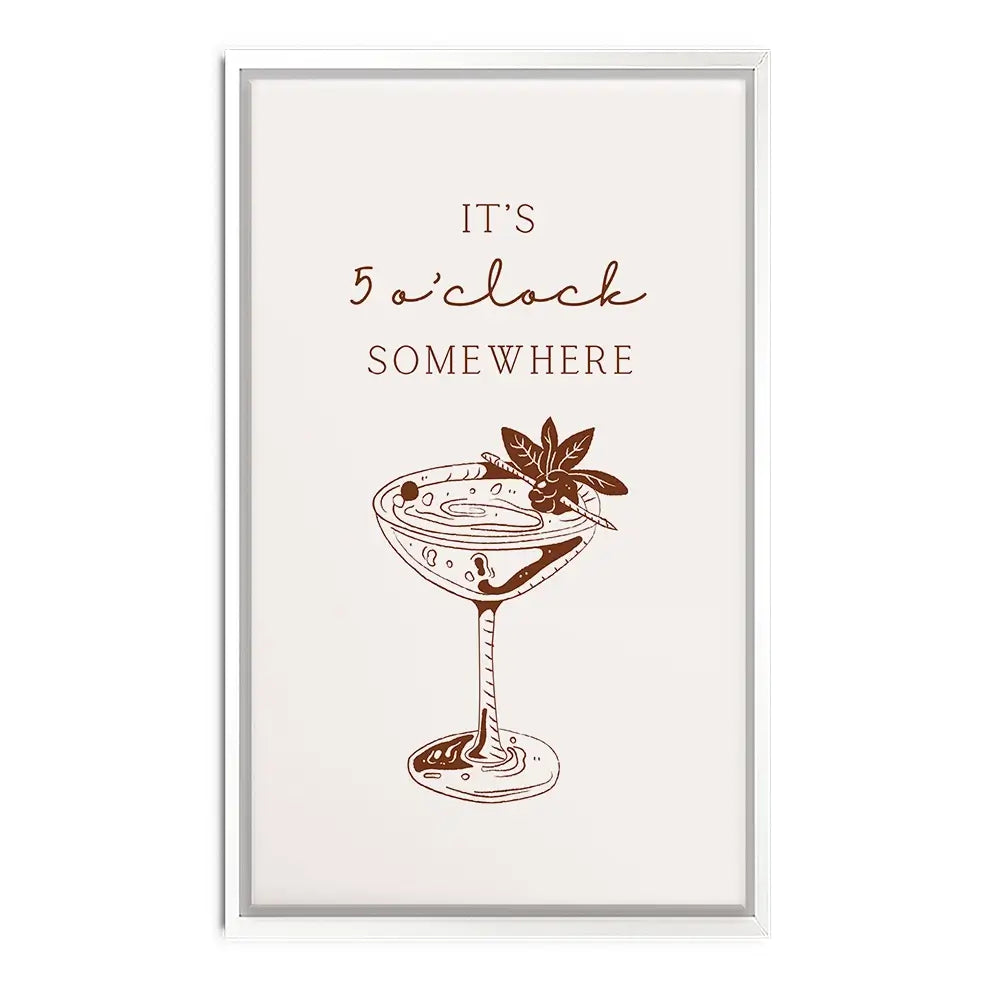 5 O'Clock Somewhere Canvas Print