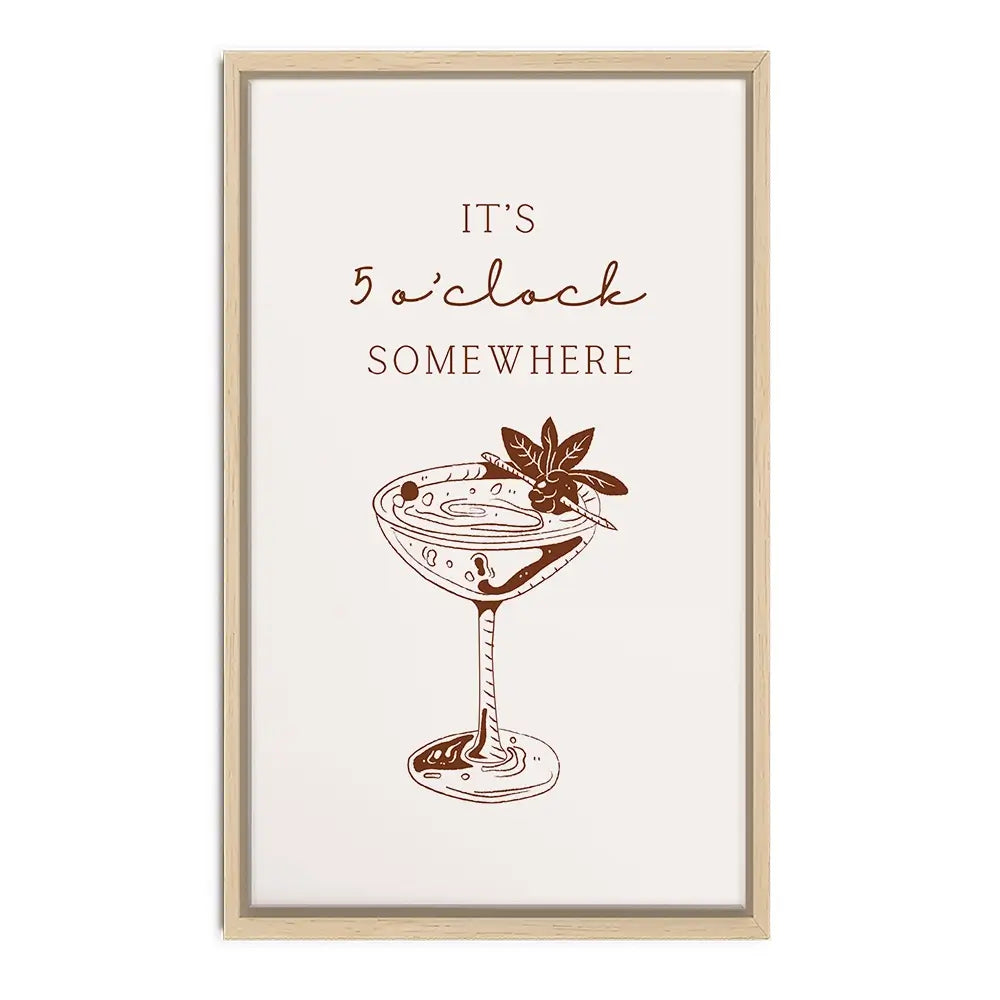 5 O'Clock Somewhere Canvas Print