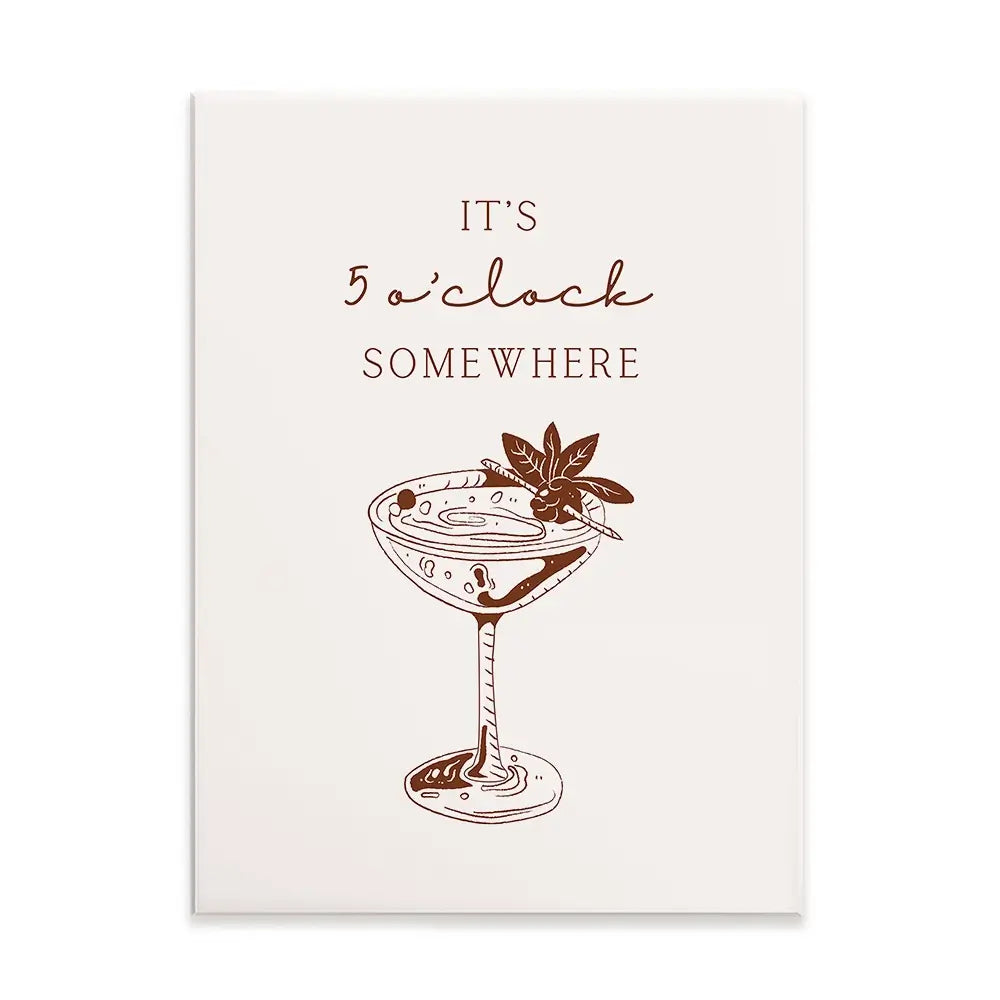 5 O'Clock Somewhere Canvas Print
