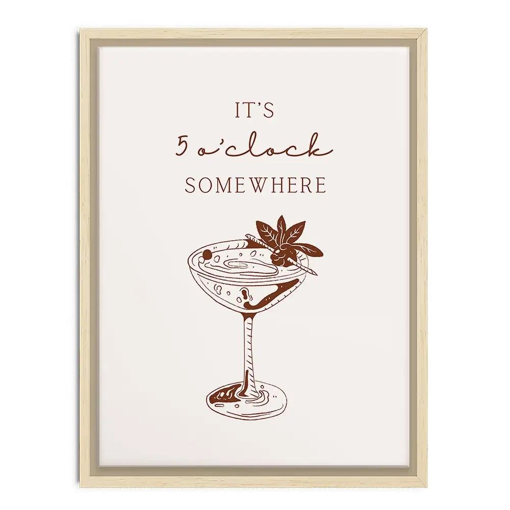 5 O'Clock Somewhere Canvas Print