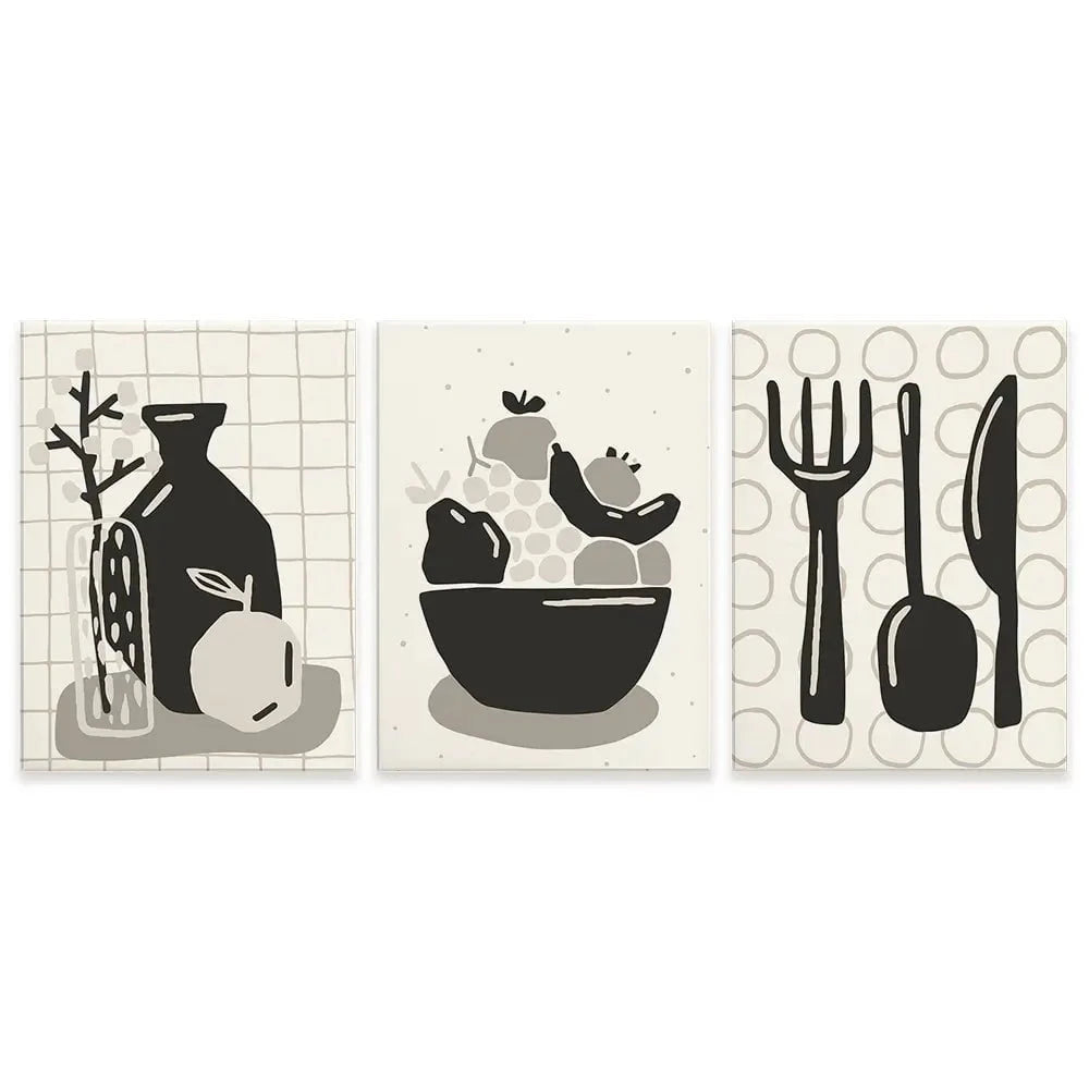 Kitchen Trio Canvas Print