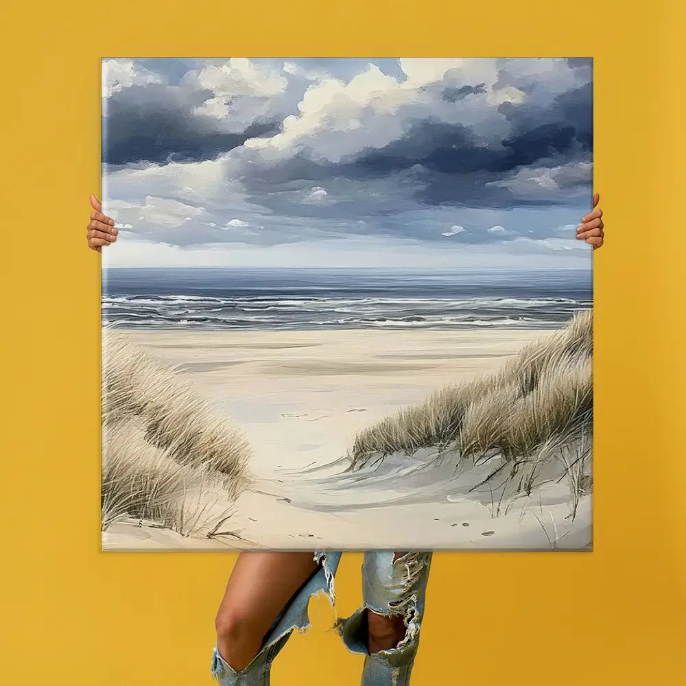 Breezy Beach Oversized Canvas Print